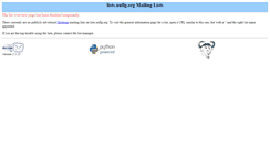 Desktop Screenshot of lists.uuflg.org